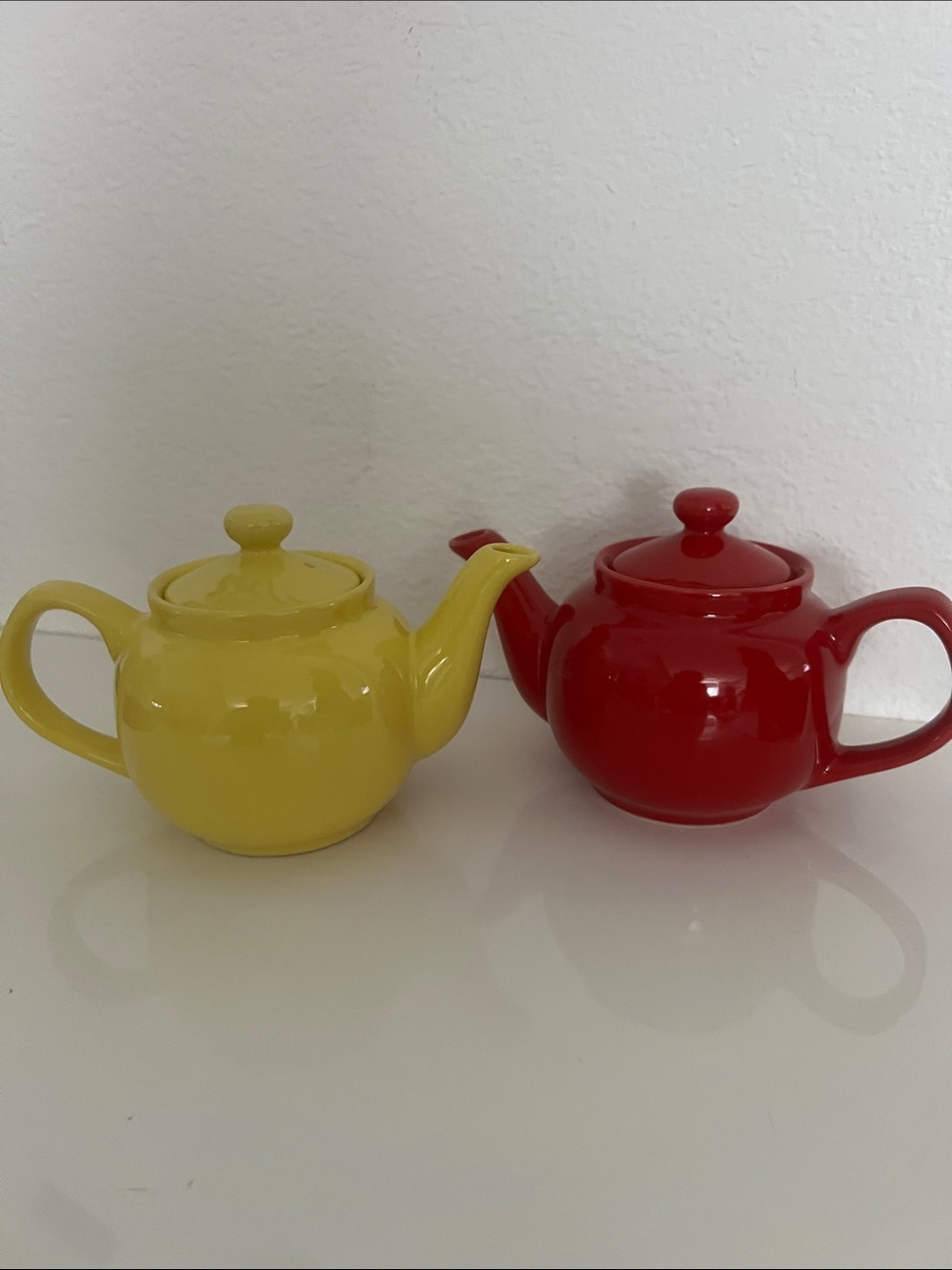 (old Amsterdam)2-Ceramic Teapot Set - Pink and Black, microwave& dishwasher safe